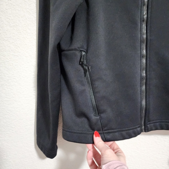 THE NORTH FACE Noemi Hooded‎ Softshell in TNF Black neoprene feel size Small - Picture 6 of 10